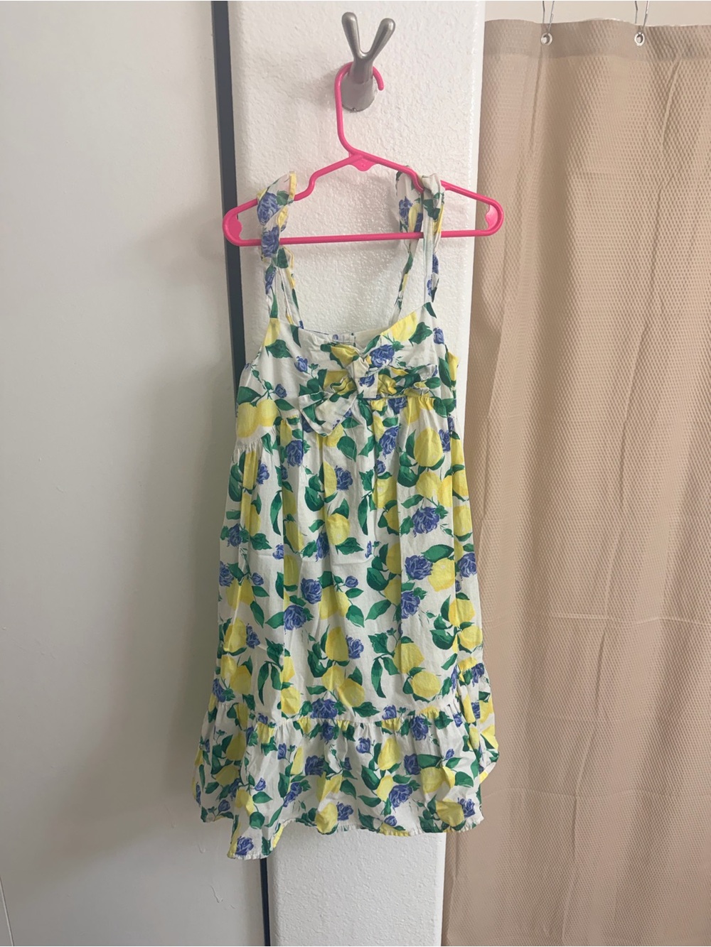 Girls Sleeveless Lemon Floral Sundress - Yellow & Blue Janie & Jack and H & M !